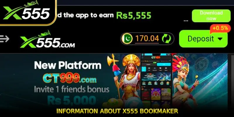 Information About X555 Bookmaker