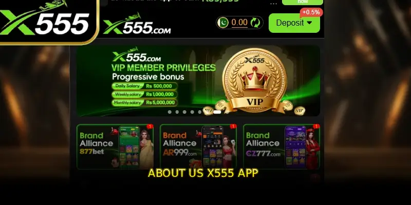About us X555 App 