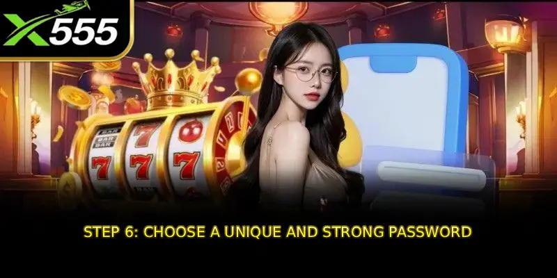 Step 6: Choose a Unique and Strong Password