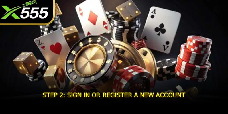 Step 2: Sign In or Register a New Account