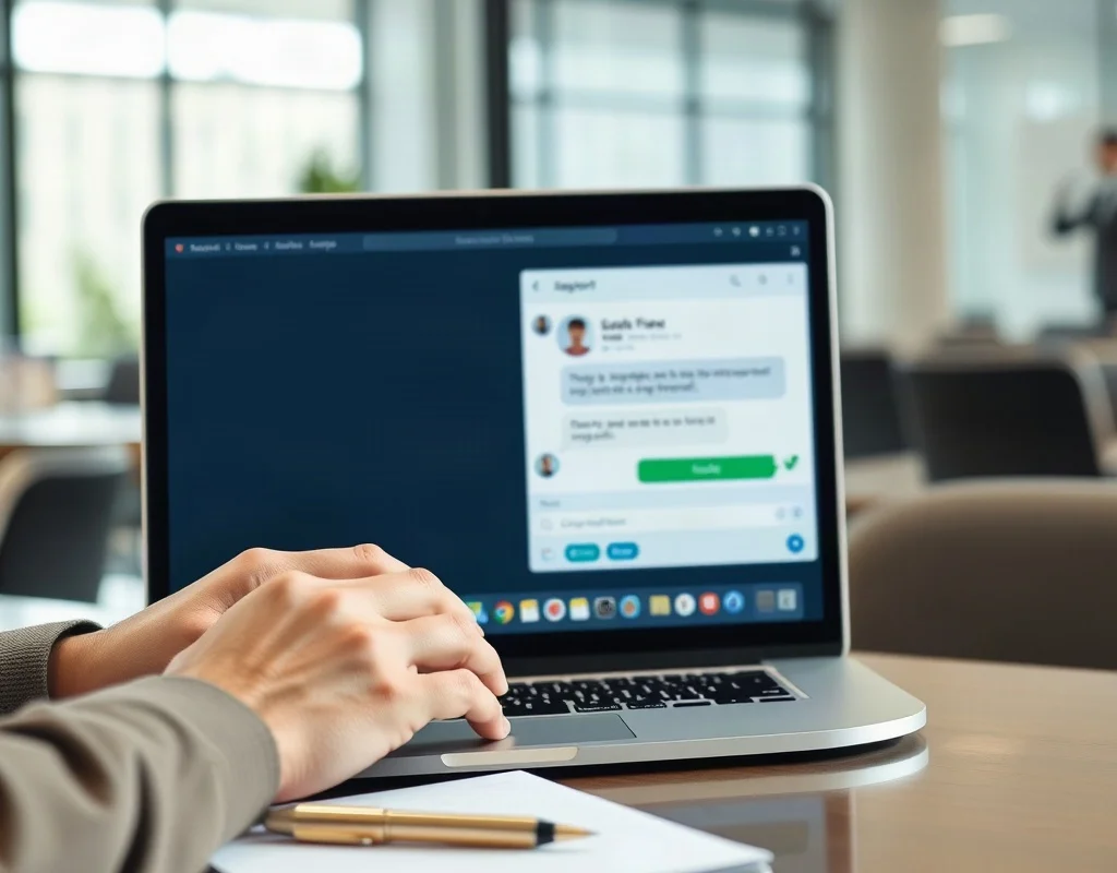 Person checking deposit limits via customer support chat