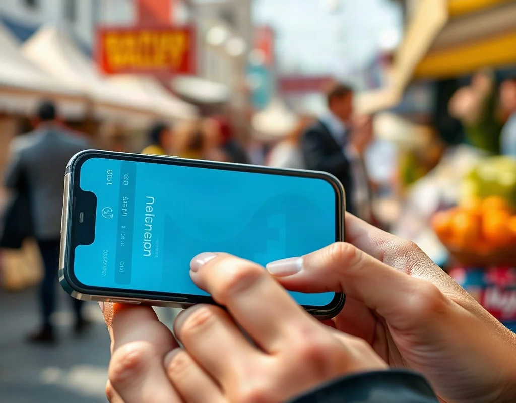 Mobile wallet payment on smartphone in Pakistan
