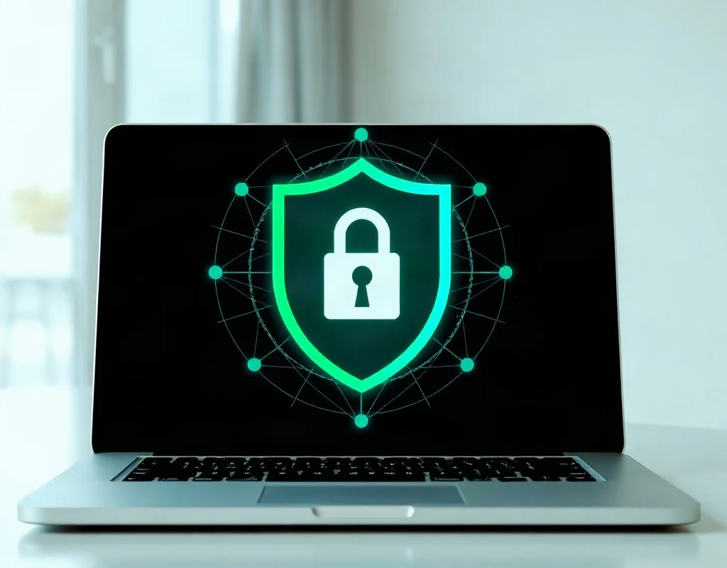 Digital shield and padlock representing X555 data protection